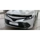 Дефлектор капота SIM тёмный для Toyota Camry 2017-2021