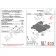 Защита картера и КПП для Chery Fora A21 2006-2010 сталь