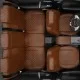 Чехлы на сидения Ромб экокожа паприка с перфорацией, на хетчбэк артикул KA15-0705-EC28-R-ppk
