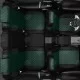 Чехлы на сидения Ромб зелёная экокожа с перфорацией, на внедорожник артикул MI18-0904-EC34-R-grn