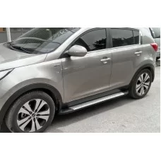 Пороги алюминиевые Original для Kia Sportage 2010-2015