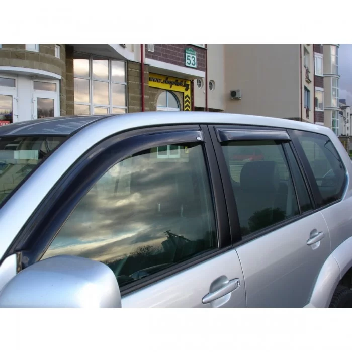 Дефлекторы окон EGR темные 2 штуки для Toyota Land Cruiser Prado 120 2002-2009