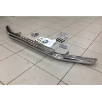 Защита передняя двойная 76 мм48 для Toyota Land Cruiser Prado 120 2002-2009