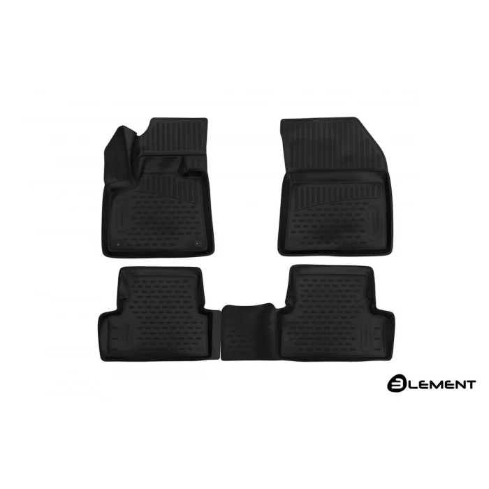 Коврики 3D в салон Element полиуретан 4 штуки для Peugeot 3008 2016-2021