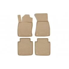 Коврики в салон Element полиуретан бежевые 4 штуки
