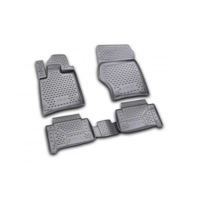 Коврики в салон Element полиуретан серые 4 штуки для Audi Q7 2006-2015