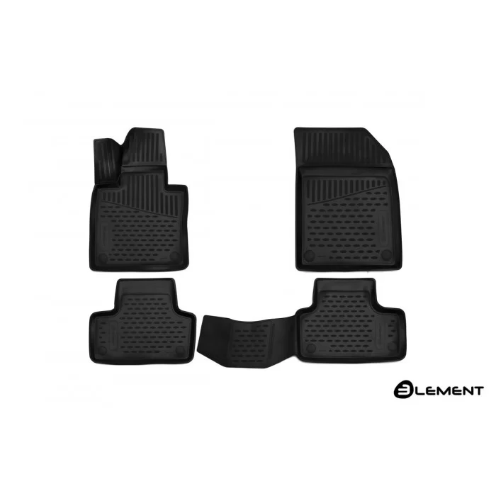 Коврики 3D в салон Element полиуретан 4 штуки для Volvo XC60 2017-2021