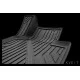 Коврики KVEST 3D в салон полистар, черные, 5 шт для Toyota Land Cruiser 200 2015-2021