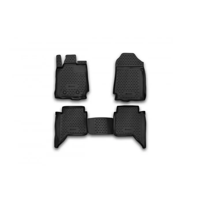 Коврики в салон полиуретан 4 штуки 2 двери Autofamily для Ford Ranger 2011-2021