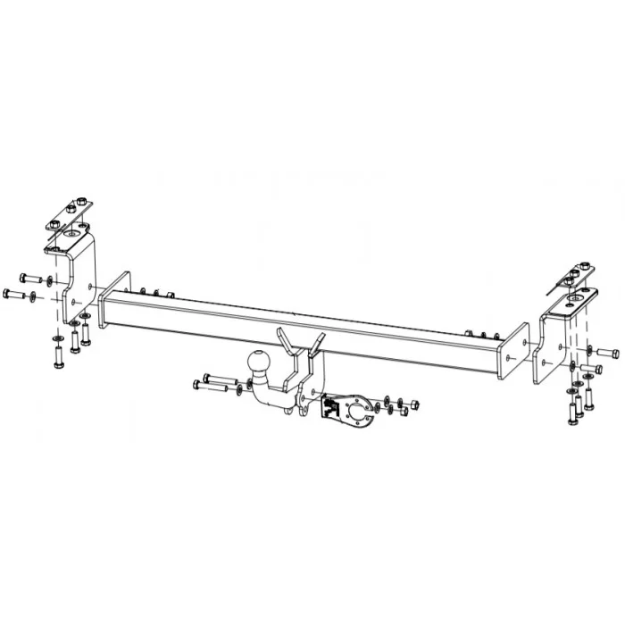 Фаркоп Baltex тип шара A для Nissan Qashqai 2007-2022