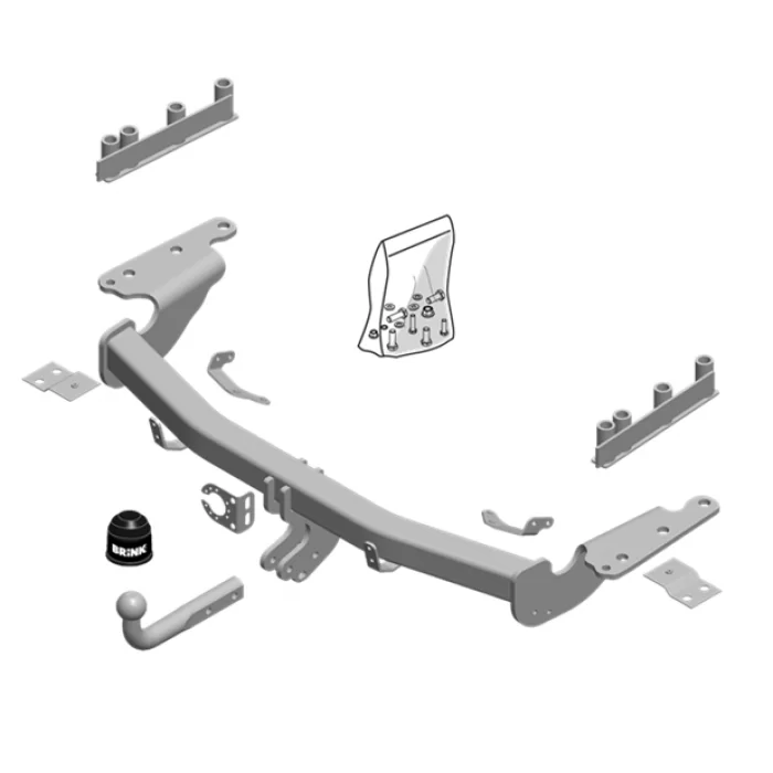 Фаркоп Brink (Thule) шар A на Land Rover Discovery Sport № 596700 для Land Rover Discovery Sport 2014-2024 артикул 596700