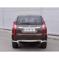 Защита задняя уголки 57 мм для Mitsubishi Pajero Sport 2016-2020