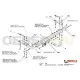 Фаркоп Имиола для Toyota Corolla Verso 2001-2004 артикул T.031