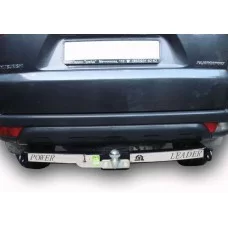 Фаркоп с нержавеющей пластиной Лидер-Плюс для Mitsubishi Pajero Sport 1998-2007