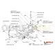 Фаркоп Имиола на седан для Chevrolet Lanos 1997-2009 артикул D.005
