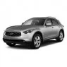Накладки на задний бампер Infiniti FX35 2008-2014