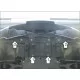 Защита радиатора и рулевых тяг Мотодор алюминий 8 мм для Land Rover Range Rover Sport 2009-2013
