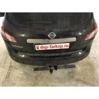 Фаркоп Motodor оцинкованный, тип шара A для Nissan Qashqai/Qashqai +2 2007-2022
