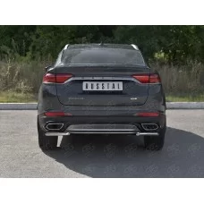 Защита задняя уголки 42 мм для Geely Tugella 2020-2024