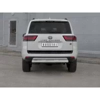 Защита передняя овальная 75х42 мм для Toyota Land Cruiser 300 GR Sport 2021