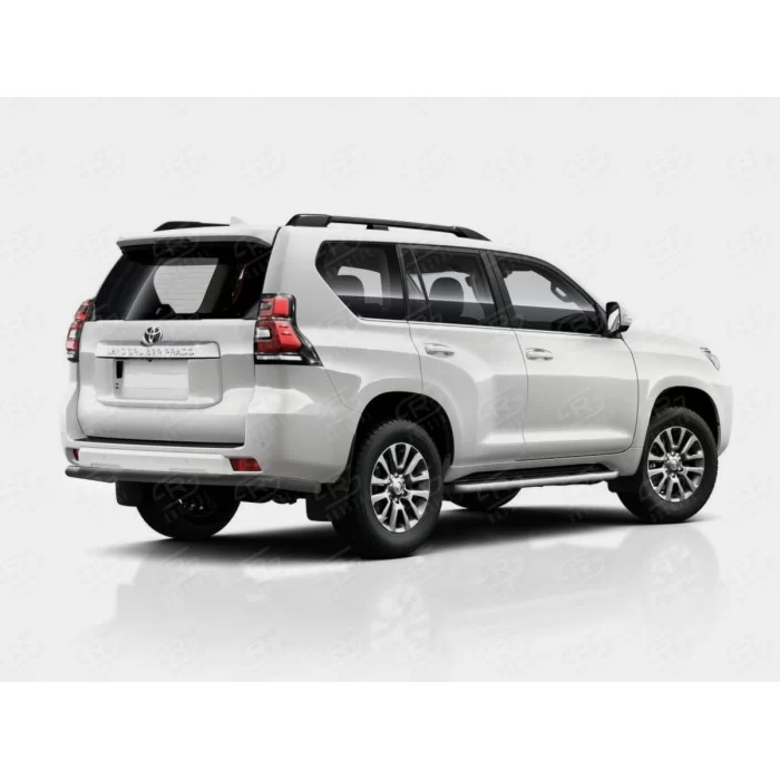 Защита заднего бампера 57 мм чёрная для Модель авто:Toyota Land Cruiser Prado 150 Года выпуска:2017-2020