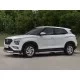 Защита передняя двойная 57-57 мм уголки+клыки для Hyundai Creta 2021-2024