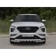 Защита передняя двойная 57-57 мм уголки+клыки для Hyundai Creta 2021-2024