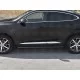 Пороги труба 57 мм, вариант 1 чёрные на 4WD для Haval F7x 2022-2024