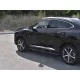 Пороги труба 57 мм, вариант 1 чёрные на 4WD для Haval F7x 2022-2024