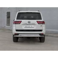 Защита заднего бампера 57 мм для Toyota Land Cruiser 300 GR Sport 2021