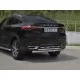Защита заднего бампера двойная 57-42 мм на 4WD для Haval F7 2019-2022