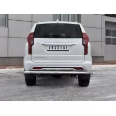 Защита заднего бампера 57 мм для Mitsubishi Pajero Sport 2021-2024