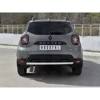 Защита заднего бампера 57 мм для Renault Duster 2021-2024