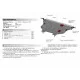 Защита картера и КПП Автоброня для 2,0 и 2,7 сталь 2 мм для Kia Magentis 2006-2010