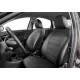 Чехлы Rival экокожа черные Строчка на спинку 40/60 на хетчбек для Hyundai Solaris 2010-2017
