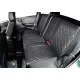 Чехлы Rival экокожа черные Ромб на спинку 40/60 для Chevrolet Niva 2002-2013