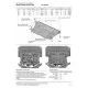 Защиты картера АвтоБроня для 2.5; 3.5 сталь 2 мм  для Toyota Camry/Lexus RX/ES/Lifan Murman 2015-