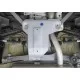 Защита редуктора Rival алюминий 4 мм на 4х4 для BMW X1 2015-2022