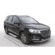 Пороги алюминиевые Rival Silver New для Haval H6 2014-2020