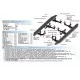 Пороги алюминиевые Rival Silver New для Haval H6 2014-2020