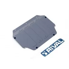 Защита картера и КПП Rival, алюминий 4 мм