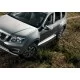 Пороги алюминиевые Rival Black для Nissan Terrano/Renault Duster 2011-2021