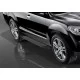 Пороги алюминиевые Rival Black New для Hawtai Boliger 2011-2020