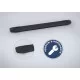 Пороги алюминиевые Rival Black New для Hawtai Boliger 2011-2020