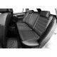 Чехлы Rival экокожа черные Строчка на спинку 40/60 для Skoda Octavia A5 2004-2013