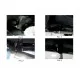 Пороги алюминиевые Rival Black для Geely Emgrand X7 2013-2018