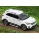 Пороги алюминиевые Rival BMW-Style для Hyundai Creta 2016-2021