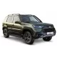 Пороги алюминиевые Rival Premium Black для Niva Travel 2021
