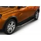 Пороги алюминиевые Rival Premium для Lada Vesta SW Cross 2017-2021