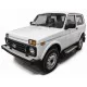 Пороги алюминиевые Rival BMW-Style для Нива ВАЗ 2121 1973-2021